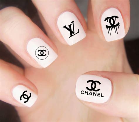 chanel 3d nail decals|chanel le vernis nails.